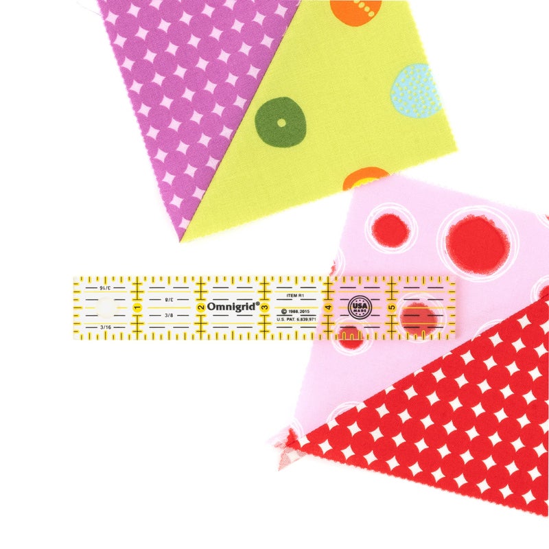 Omnigrid 1 x 6-Inch Ruler, Clear Quilting and Sewing Ruler - Image 3